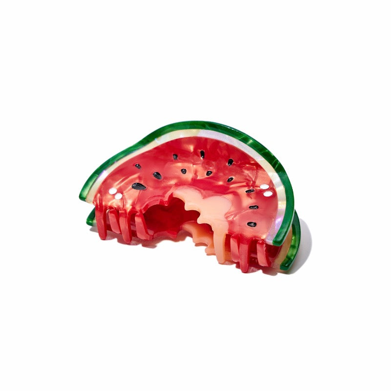 Bright Watermelon Hair Claw