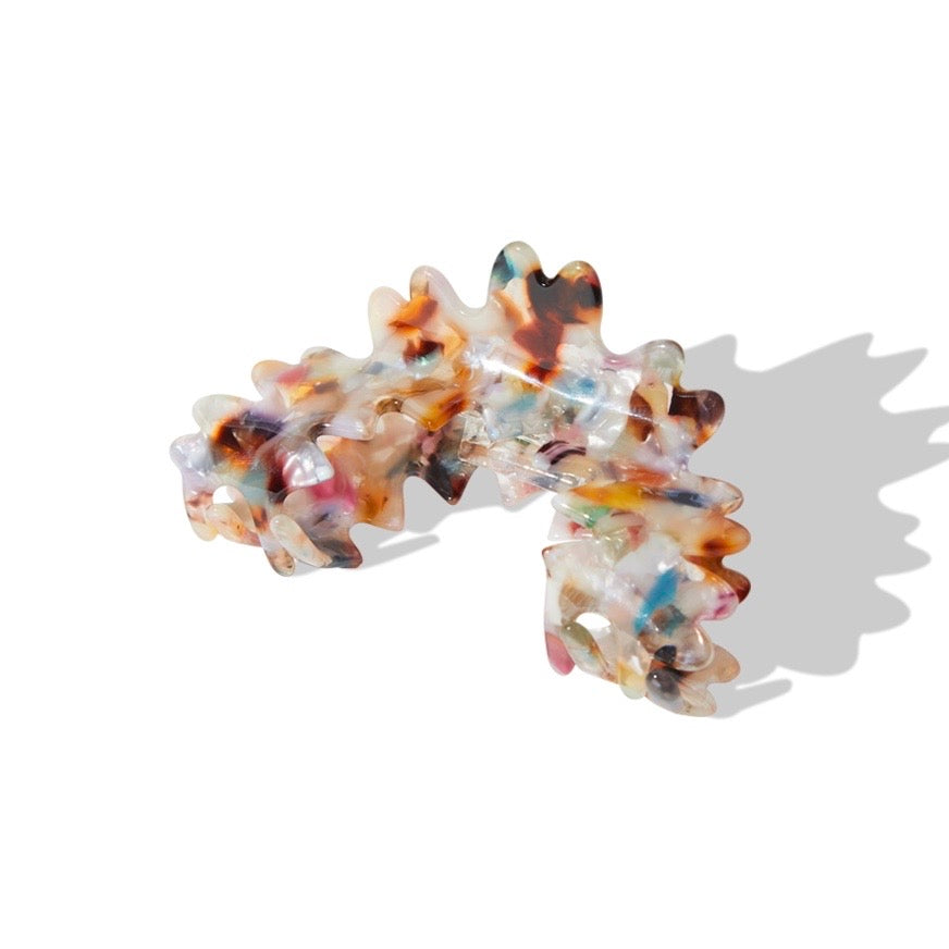 Wave Hair Claw in Confetti – shopsnackbreak