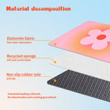 Flower Power Innovative Quick Dry Bath Mat